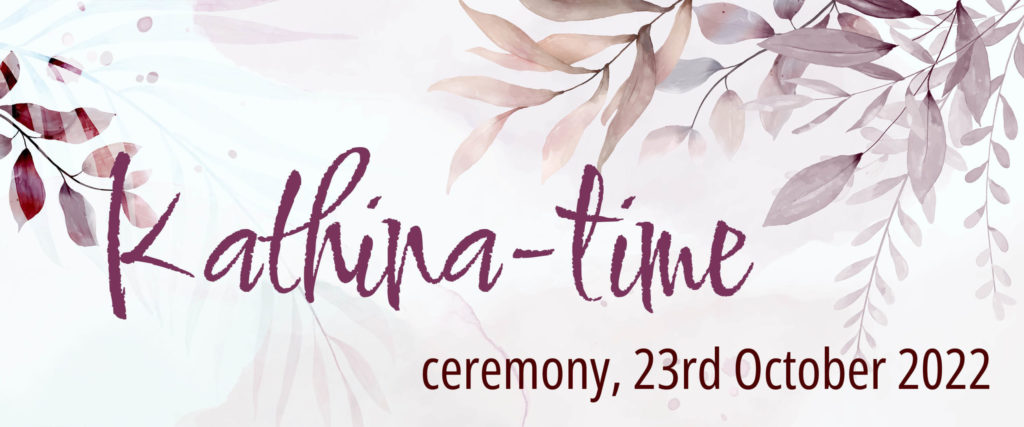 Kathina time ceremony